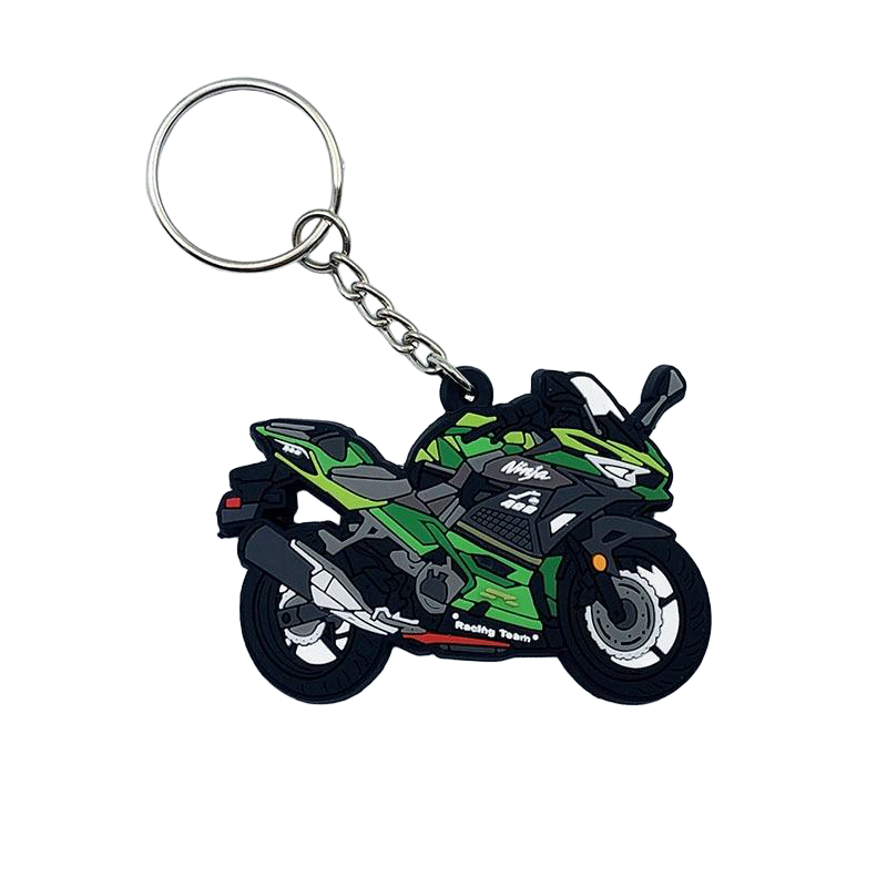 Llavero de Moto Ninja Verde y Negro