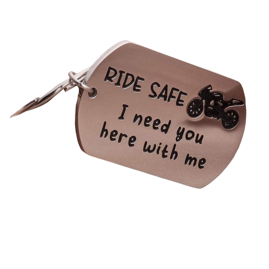 Llavero de Moto Ride Safe