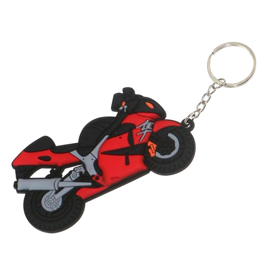 Llavero de Moto Roja Hayabusa