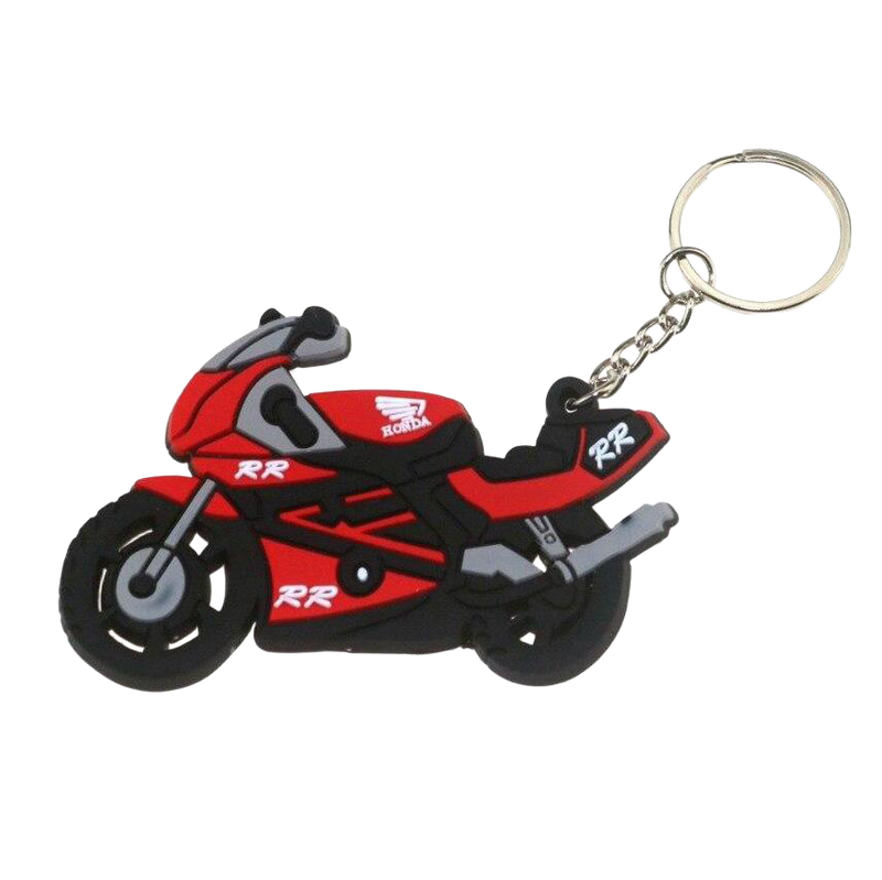 Llavero de Moto Rojo y Negro