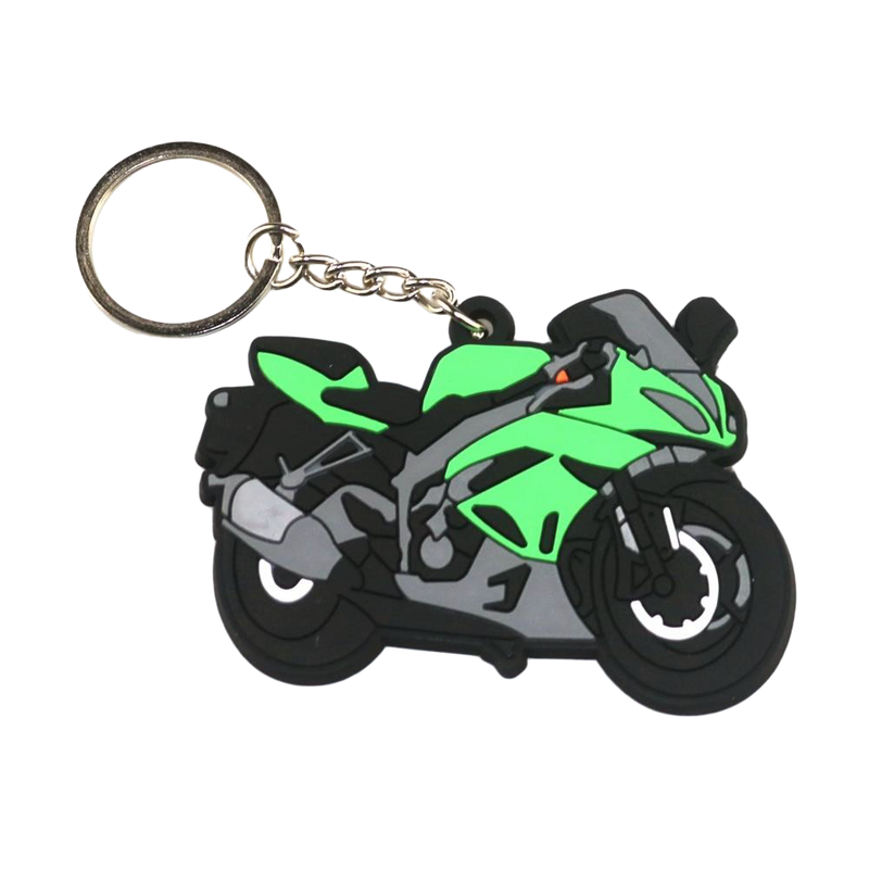 Llavero de Moto Verde Deportivo