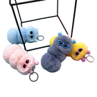 Llavero de Oruga de Peluche