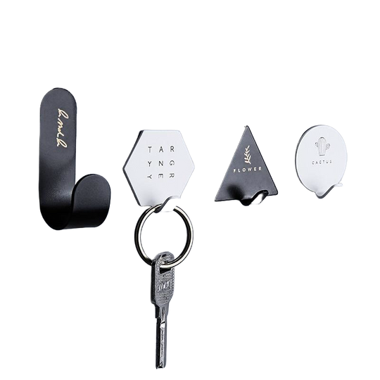 Llavero de Pared Adhesivo - Pack de 4