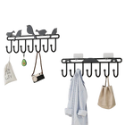 Llavero de Pared con Soporte de Pájaros