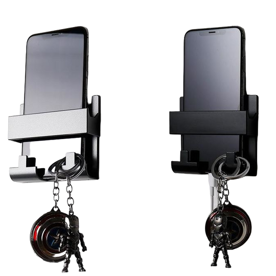 Llavero de Pared con Soporte para Teléfono