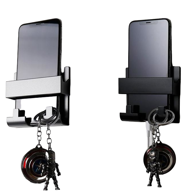 Llavero de Pared con Soporte para Teléfono