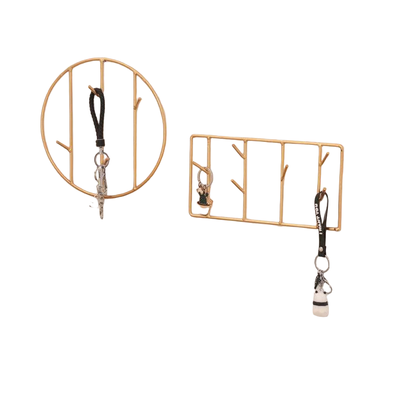 Llavero de Pared Dorado Light