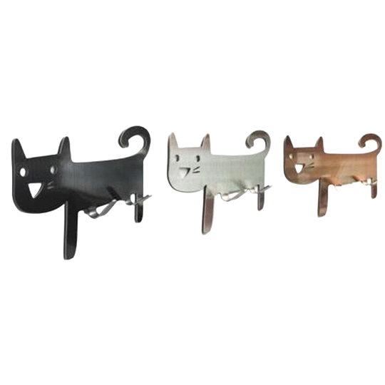Llavero de Pared Gato de Metal Cartoon