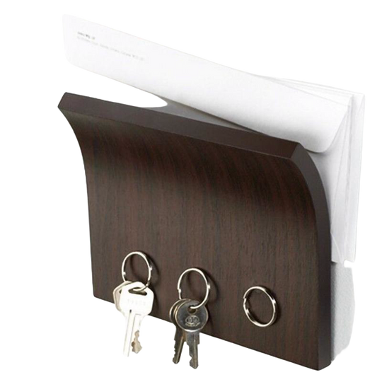 Llavero de Pared Magnético de Madera