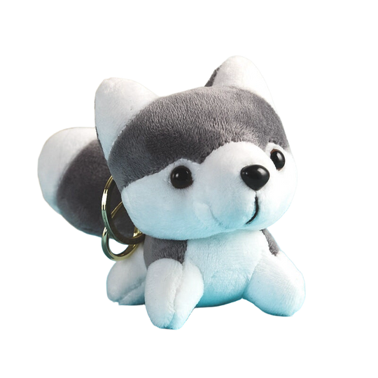 Llavero de Perro de Peluche
