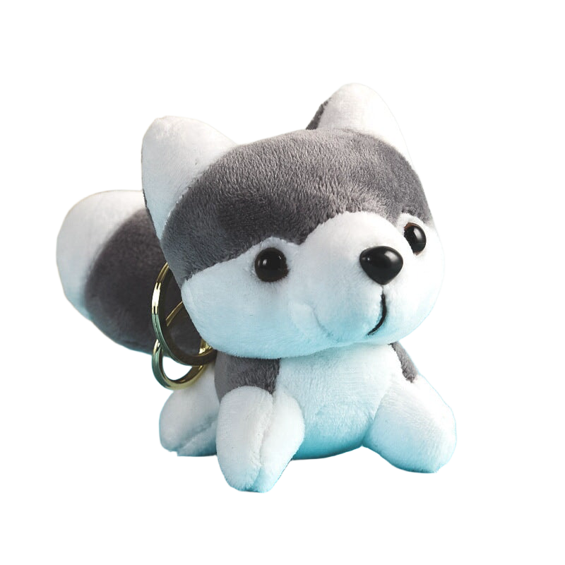 Llavero de Perro de Peluche