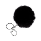 Llavero de Pompón Negro