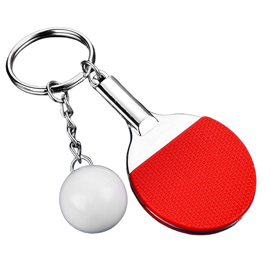 Llavero de Raqueta de Ping Pong