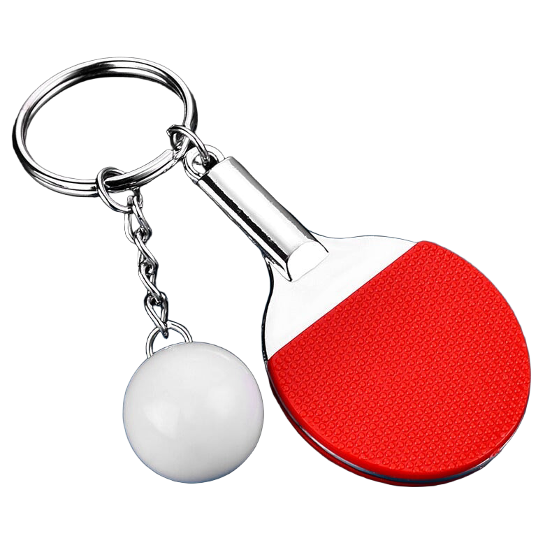 Llavero de Raqueta de Ping Pong