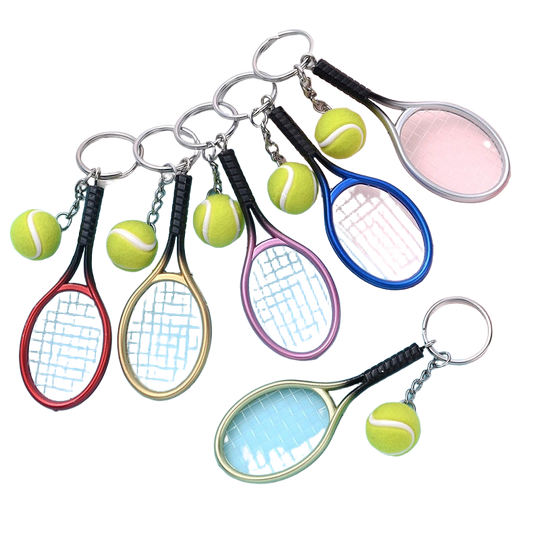 Llavero de Raqueta de Tenis