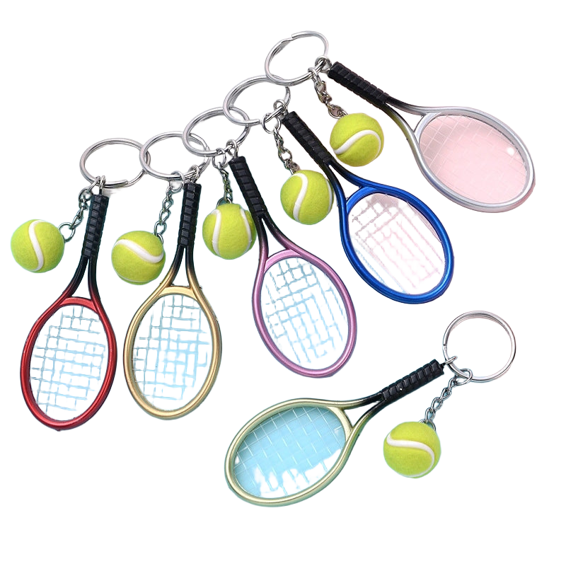 Llavero de Raqueta de Tenis