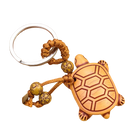 Llavero de Tortuga de Madera