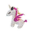 Llavero de Unicornio con Cristales