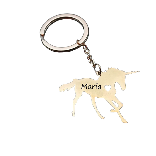 Llavero de Unicornio Personalizado