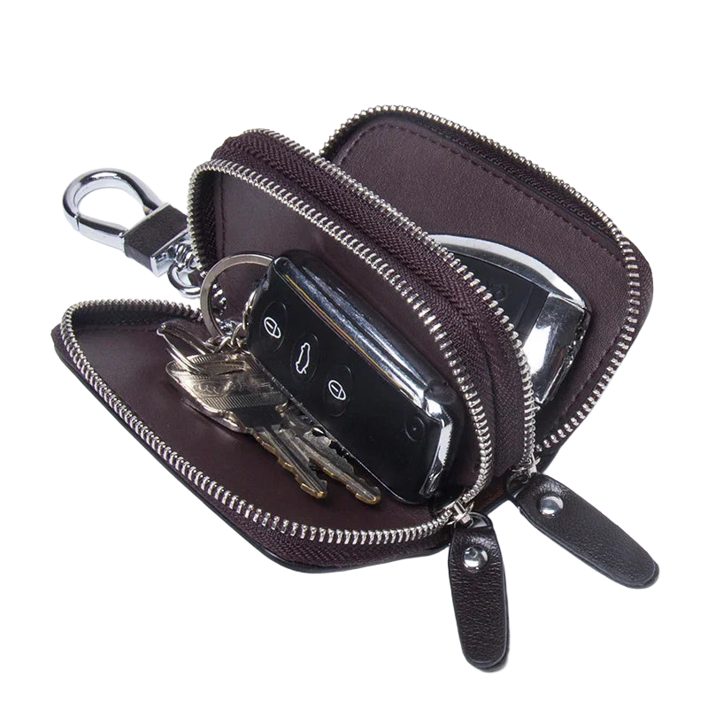 Llavero Llaves Coche de Piel Genuina - Elegante Organizador de Llaves Premium