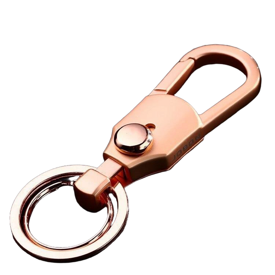 Llavero Mosquetón de Lujo para Hombre (Acero Inoxidable)