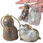 Llavero para Bolso con Cápsula de Mascota - Charm Adorable para Amantes de Perros y Gatos