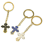 Llavero para Bolso Cruz Ortodoxa Rusa - Charm Elegante y Premium en Acero Inoxidable