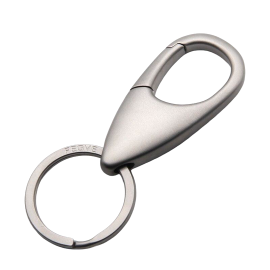 Llavero para Hombre <br> El Minimalista (Acero)