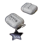 Llavero para Moteros - Estrella Brillante con Funda para AirPods Pro 2, Accesorio Premium y Elegante