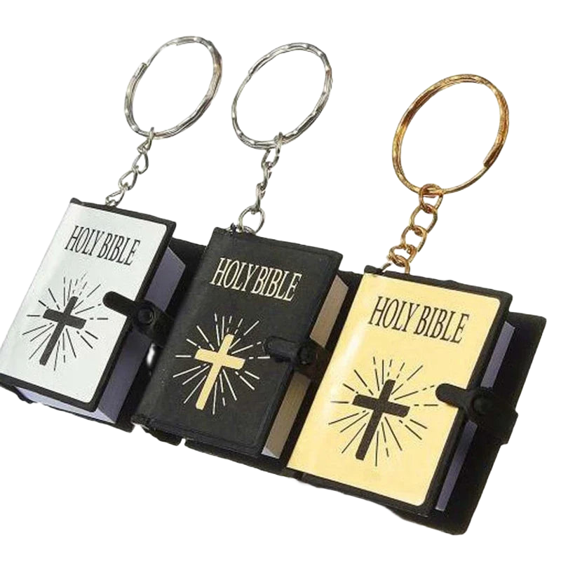 Llavero para moteros - Holy Bible Book, diseño premium y resistente