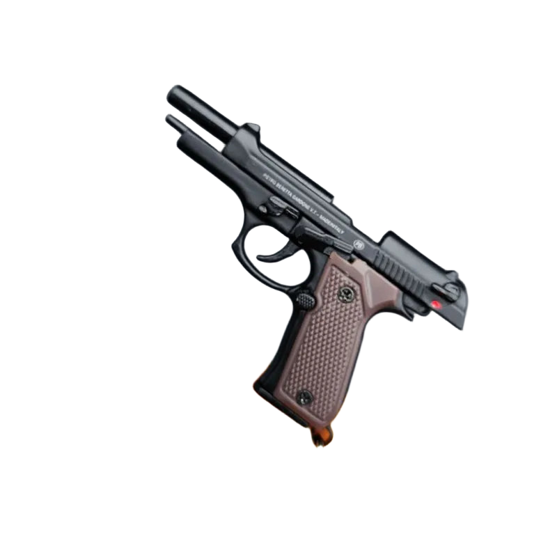 Llavero para Moteros - Pistola 92F Desmontable de Aleación, Regalo Premium para Coleccionistas