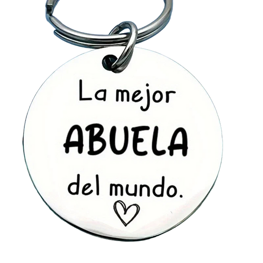 Llavero para Moteros - Regalo Original para Abuela - Llavero Premium To My Grandmother