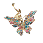 Llavero para Moteros Premium - Easya 2024 Mariposa Lazo Glitter Lujo Accesorio Moto