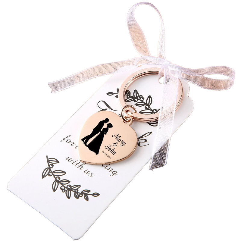 Llavero Personalizado de Boda