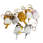 Llavero Personalizado de Gatito Tejido a Mano - Mini Amigurumi Premium para Bolso