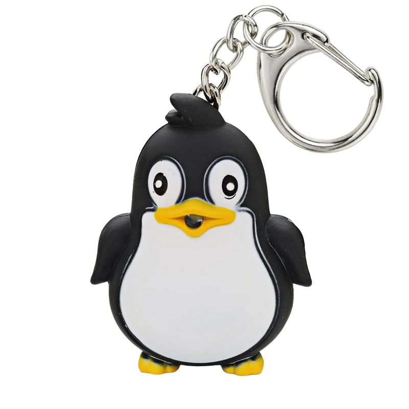 Llavero Pingüino con Luz