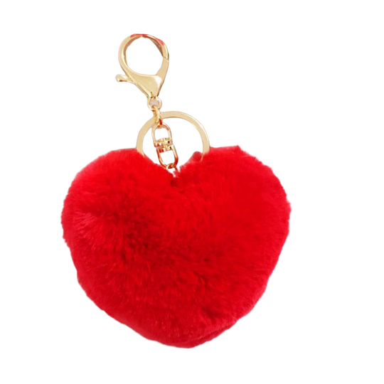 Llavero Pompón Gran Corazón