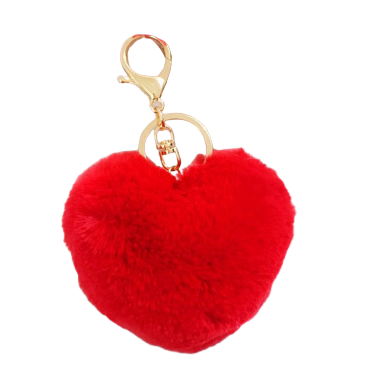 Llavero Pompón Gran Corazón