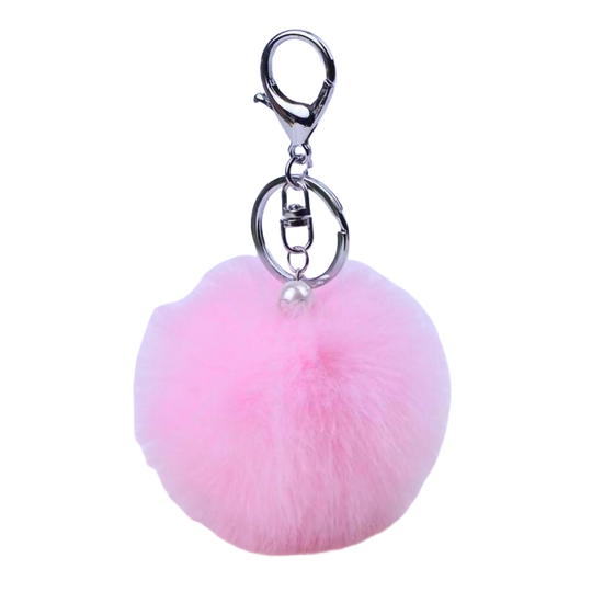 Llavero Pompón Rosa