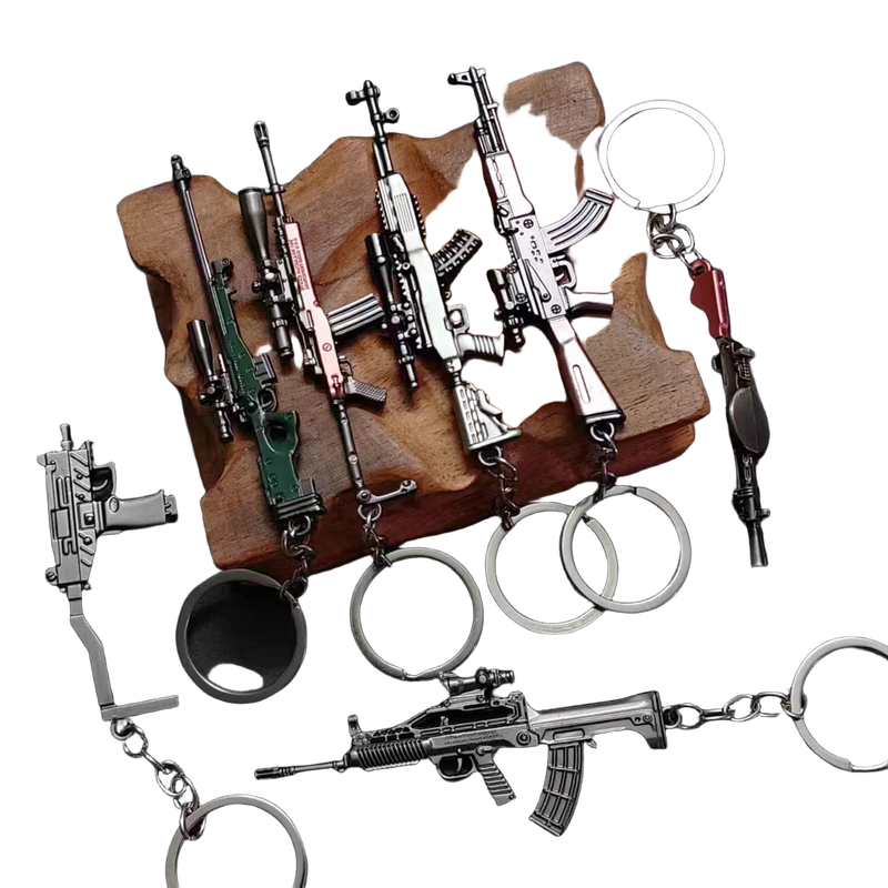 Llavero PUBG Simulation Mini Keychain Kawaii - Llavero Premium para Fans