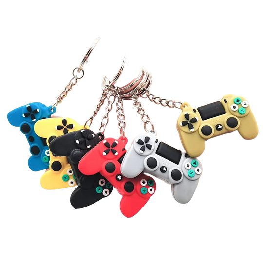 Llavero PVC Flexible Original - Consola de Videojuegos Retro para Moteros