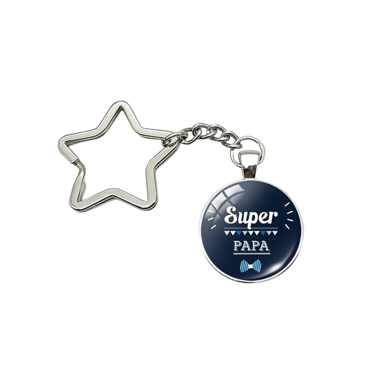 Llavero Súper Papá - Regalo Original para el Día del Padre