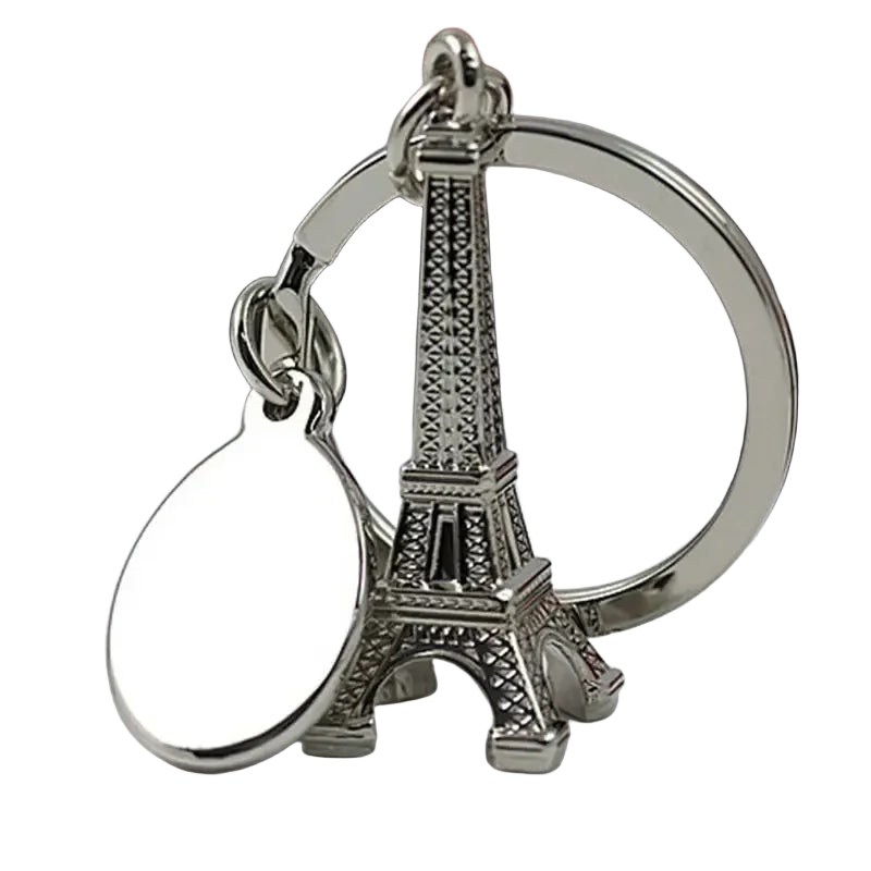 Llavero Torre Eiffel Premium - Recuerdo de París, Llavero Elegante para Llevar la Ciudad del Amor Co