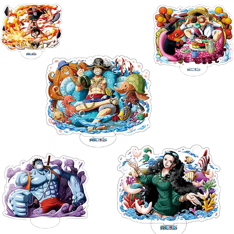 Llaveros Anime One Piece Luffy y Zoro - Acrílico Premium Decorativo