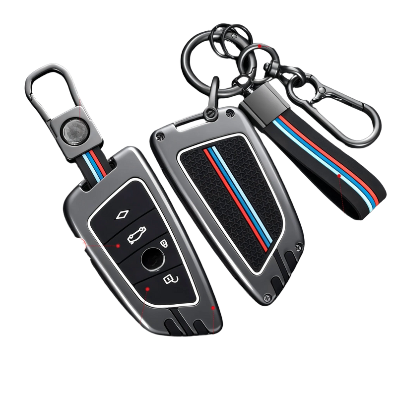 Llaveros BMW Originales - Protector de Llave Metálico Premium para Serie 3, 5, 7, X3, X5
