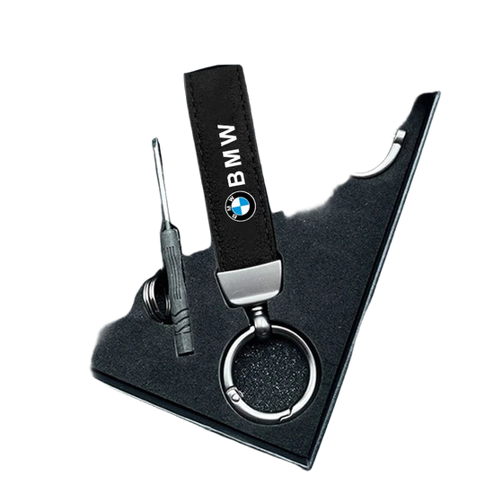Llaveros BMW Originales de Piel Ante - Llavero BMW M Premium para Llaves de Coche