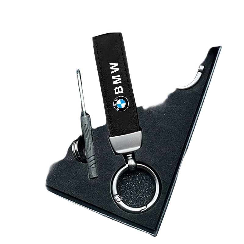 Llaveros BMW Originales de Piel Ante - Llavero BMW M Premium para Llaves de Coche