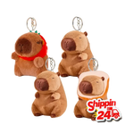 Llaveros de Capibara Peluche Suave y Exclusivo para Coche - Original y Tierno