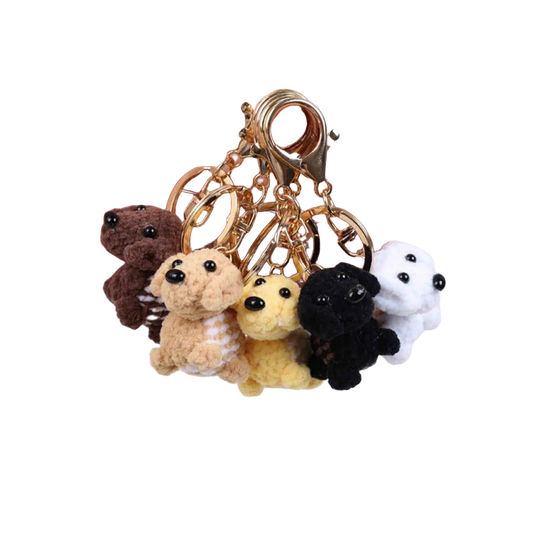 Llaveros de Crochet Paso a Paso - Mini Puppy Series - Perrito Tejido Premium