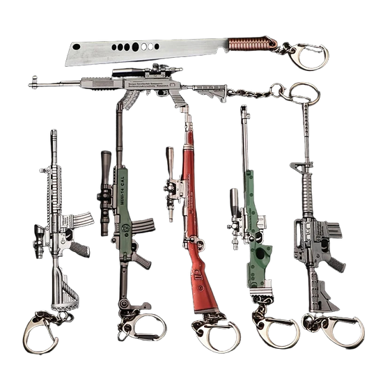 Llaveros originales para coche - Llavero de pistola de aleación, regalo premium para hombre